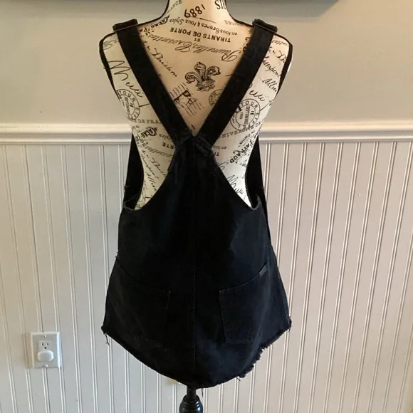 Bershka Black Denim Dress - Picture 5 of 6